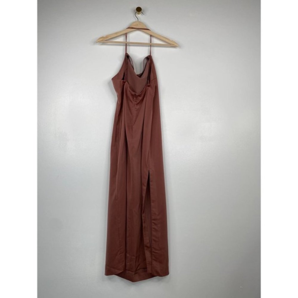 NBD Malia Adjustable Straps Women's Midi Dress Mauve Size: Large NWT - Picture 5 of 9